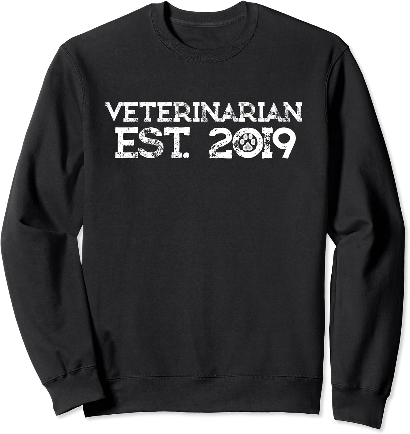 Veterinarian Vet Est. 2019 Gift Paw Print Funny Shirt